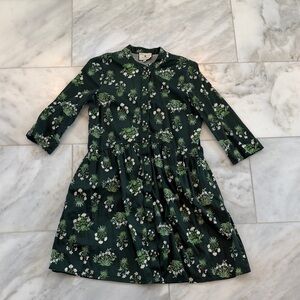 Tuckernuck Green Floral Kids Dress